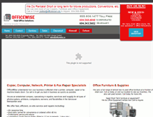 Tablet Screenshot of officewise.ca