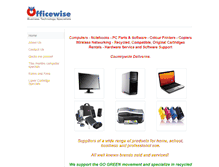 Tablet Screenshot of officewise.co.za